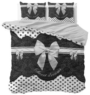 Sammer Romantické posteľné obliečky v sivej farbe 5908224003898-1 160 x 200 cm