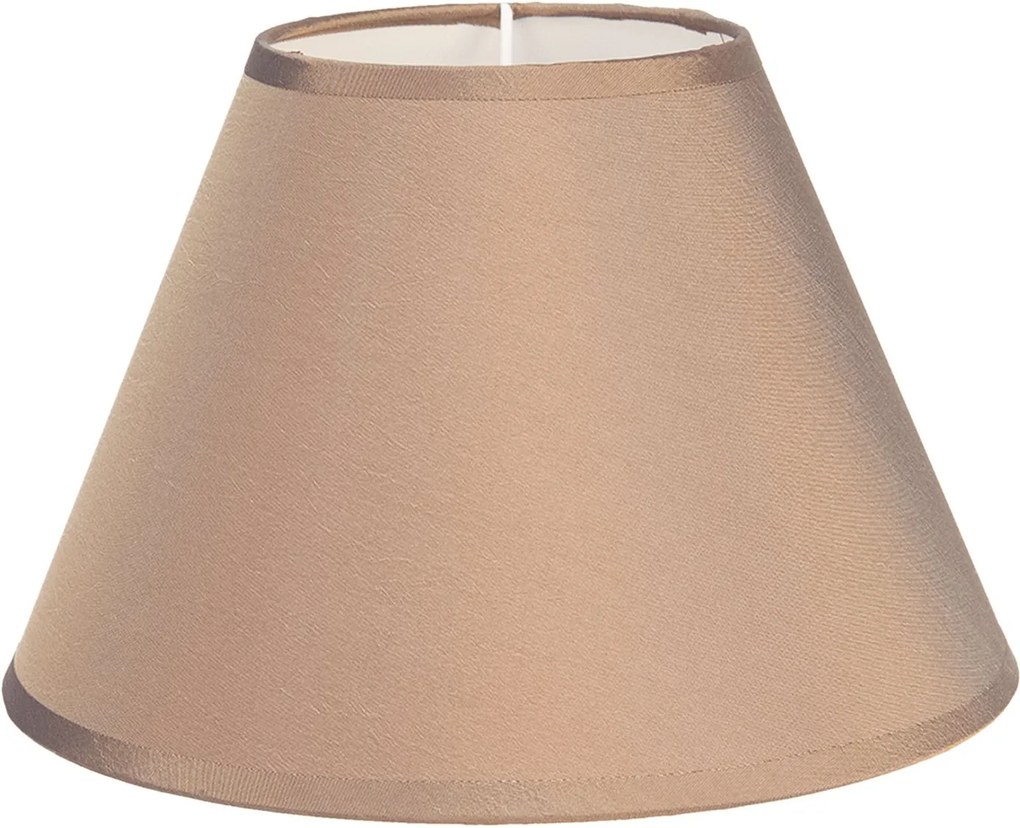 Béžové textilné tienidlo na lampu Couleurs - Ø 19*12 cm
