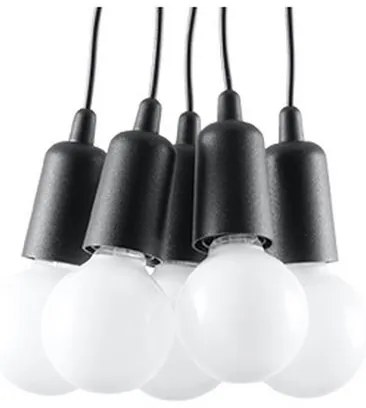 Luster na lanku DIEGO 5xE27/60W/230V