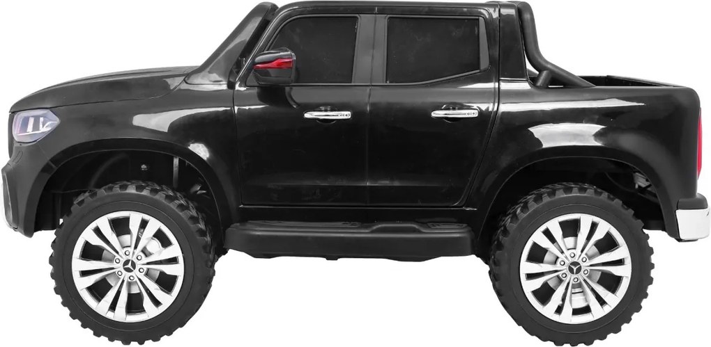 Ramiz Mercedes Benz X-Class pre deti Čierna Pickup + Pilot + pohon 4x4
