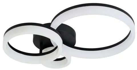 Rabalux 71385 - LED Stropné svietidlo AMILIA LED/24W/230V 3000/4000/6500K čierna