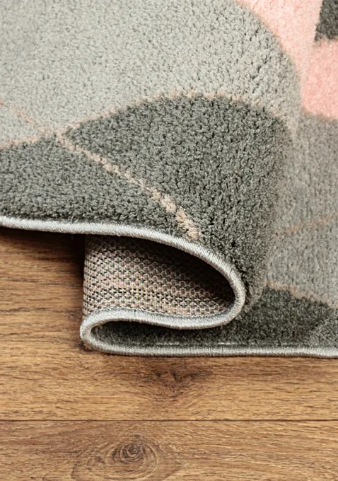 Koberec SLIM 8023 svetlosivý / viacfarebný