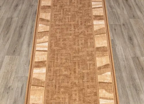 Koberce Breno Behúň LINEA 33, šíře role 100 cm, hnedá