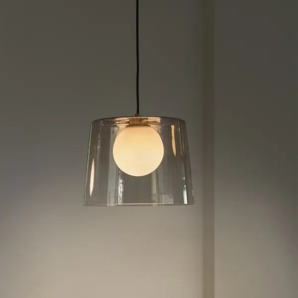 Ideal Lux - LED Luster na lanku FADE 1xG9/3W/230V pr. 27,3 cm zlatá/dymová