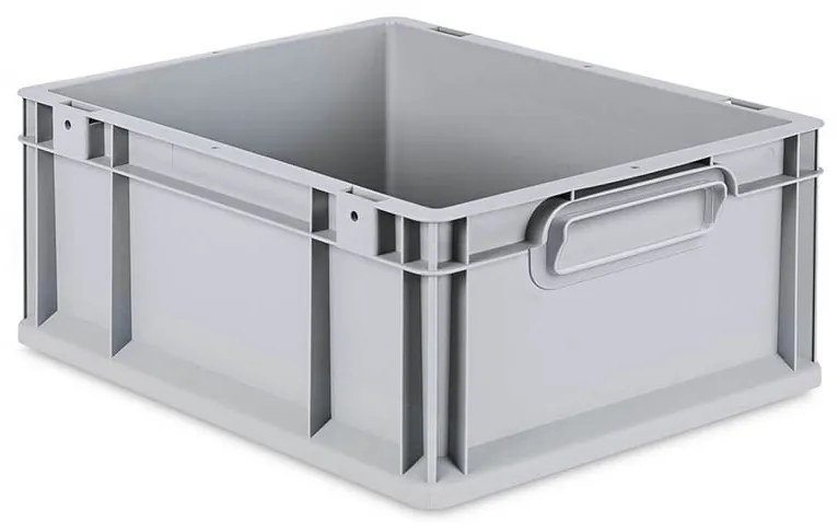 Sada 10 kusov - Eurobox Next Gen 2.0 - Stohovateľná nádoba s uzavretými rukoväťami - 400 x 300 x 170 mm