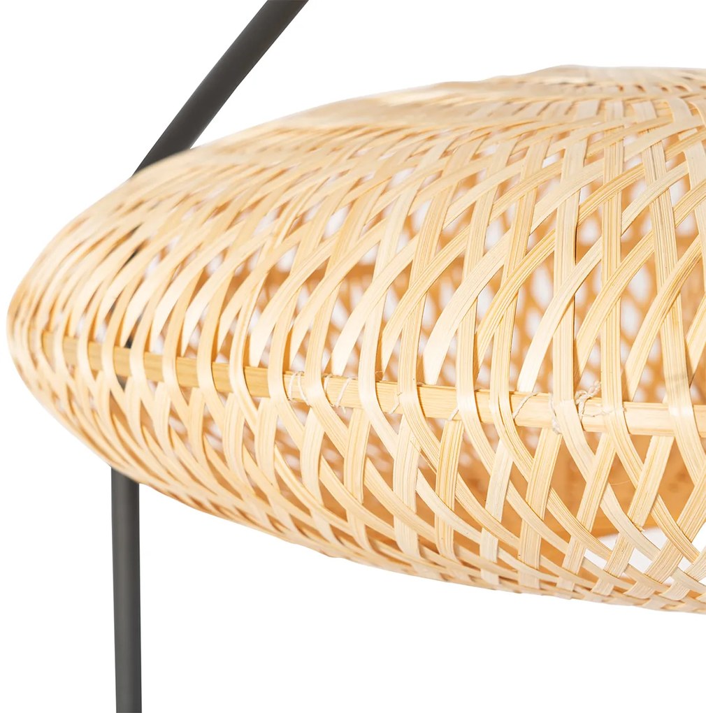 Orientálna stojaca lampa bambus - Ostrava