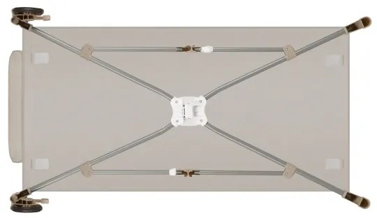 Lionelo - Cestovná postieľka STEFI PLUS Béžová Cappuccino