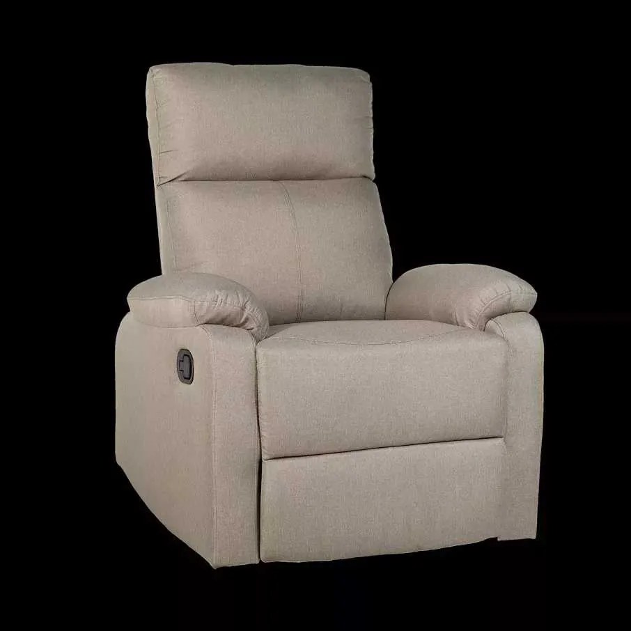 LuxuryForm DESIGN Televízne kreslo CARLOS s polohovaním - béžové