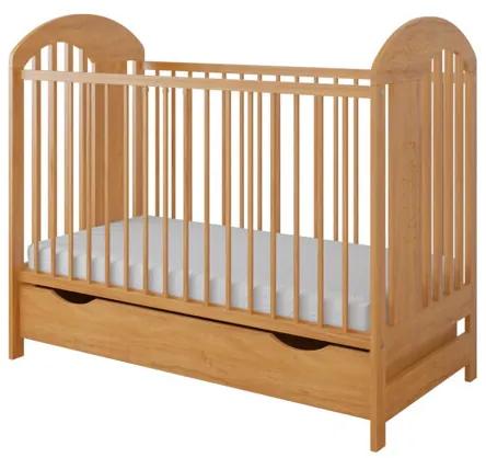 Raj posteli Detská postieľka TYMON so zásuvkou PW 120x60 cm