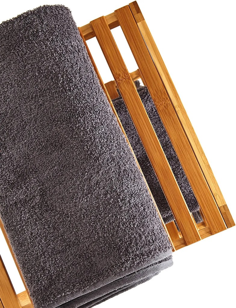 Blumfeldt Regál, viacúčelový regál, 4 úrovne, 34 × 110 × 33 cm (Š × V × H), kombinovateľný, bambus