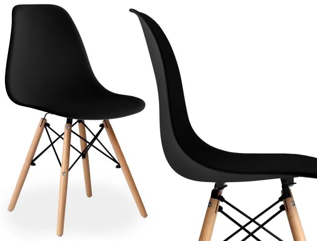 Jedálenská stolička MILANO hnedá / čierna