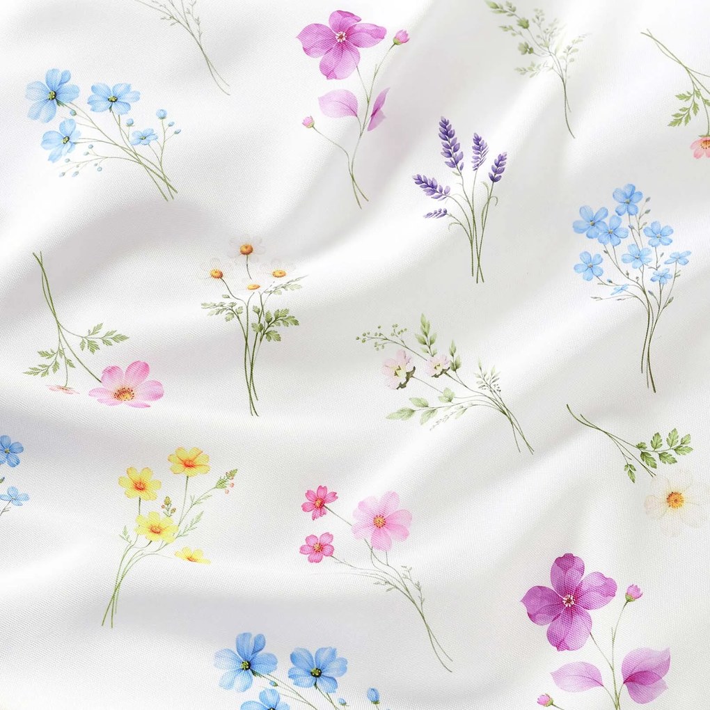 Goldea teflónová látka na obrusy - kvetinová záhrada 160 cm