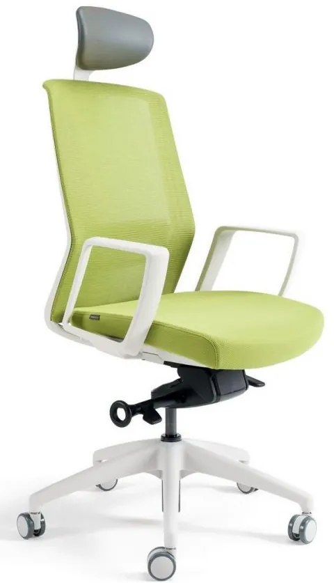 BESTUHL Kancelárska stolička J17 WHITE SP zelená