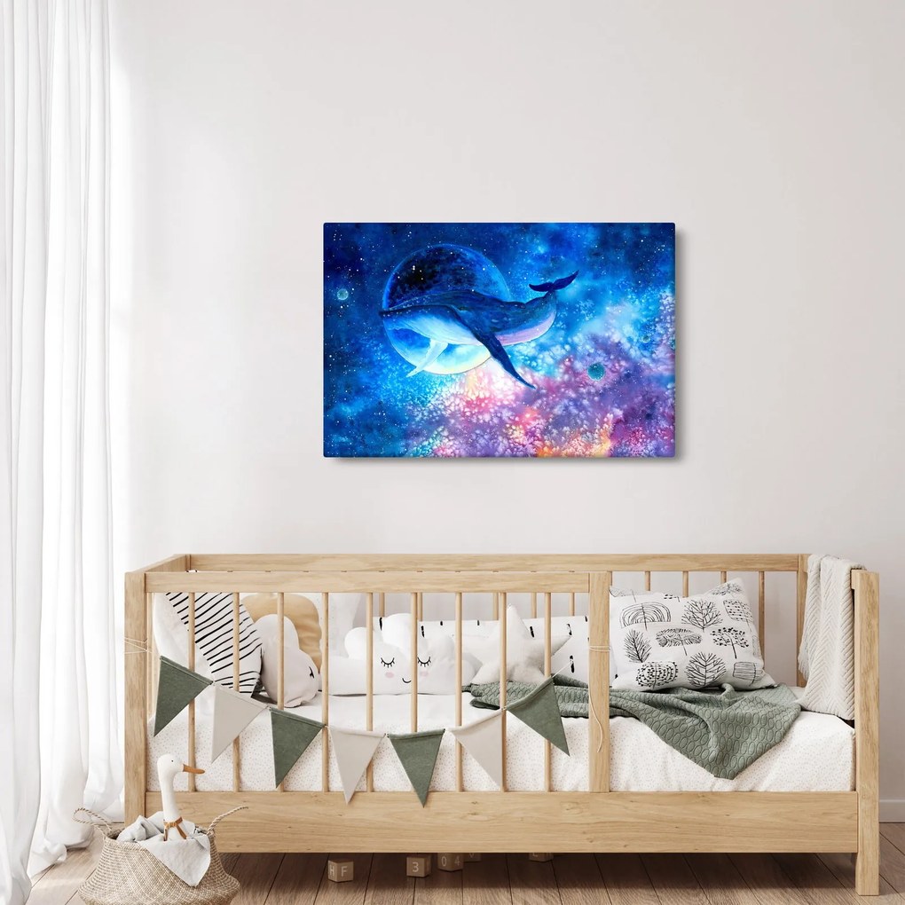 Obraz - Vesmírna veľryba (90x60 cm)