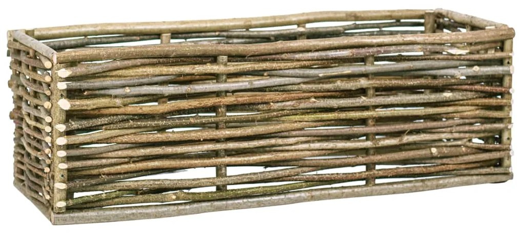 vidaXL Vyvýšený záhradný záhon 120x40x40 cm, lieskové drevo