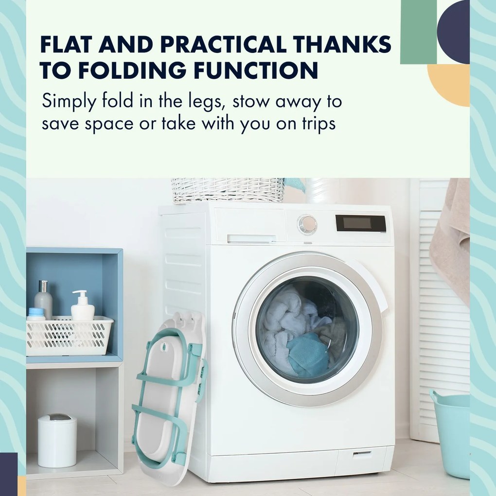 Babify, Shower, skladacia detská vanička, netoxická vanička na kúpanie pre novorodencov, protišmykové nožičky pre stabilitu