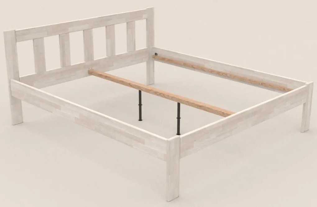 Manželská posteľ Tema 180x200 cm, bielený buk