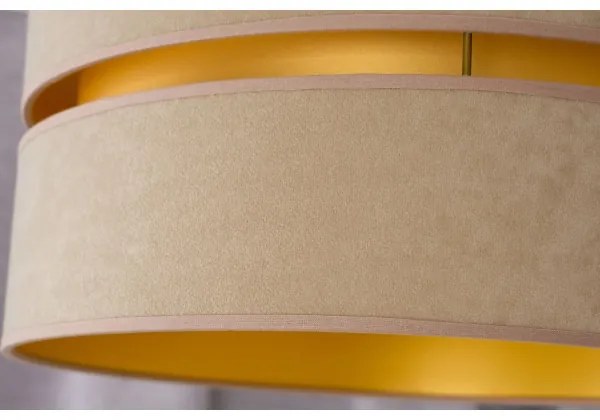 Duolla - Luster na lanku DUO 1xE27/15W/230V pr. 40 cm béžová