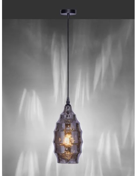 Paul Neuhaus 8267-25 - Luster na lanku SCARLETT 1xE27/60W/230V pr. 19 cm čierna