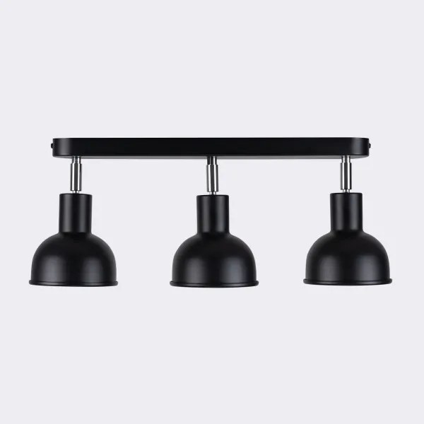 Sollux SL.1318 - Bodové svietidlo ELBA 3xE27/15W/230V čierna