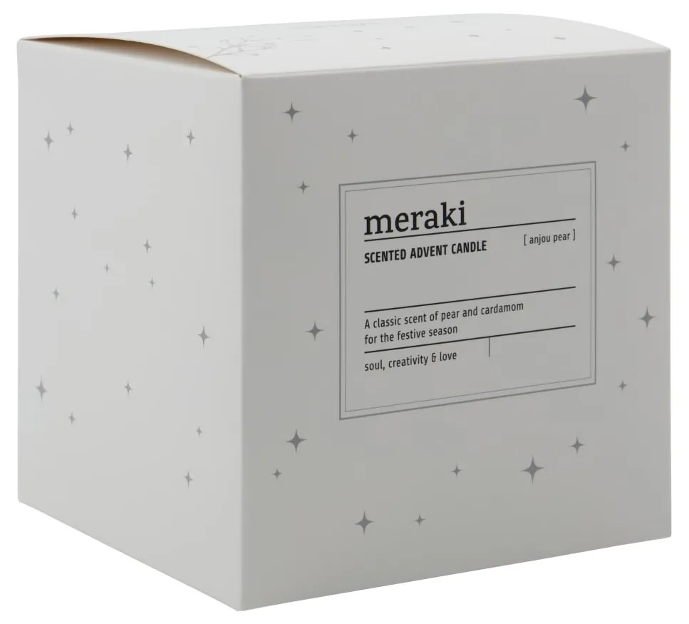 meraki Vonná adventná sviečka Anjour Pear 560 g