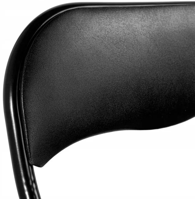 Rozkladací set FETA BLACK 180 cm + 6 stoličiek BASICO