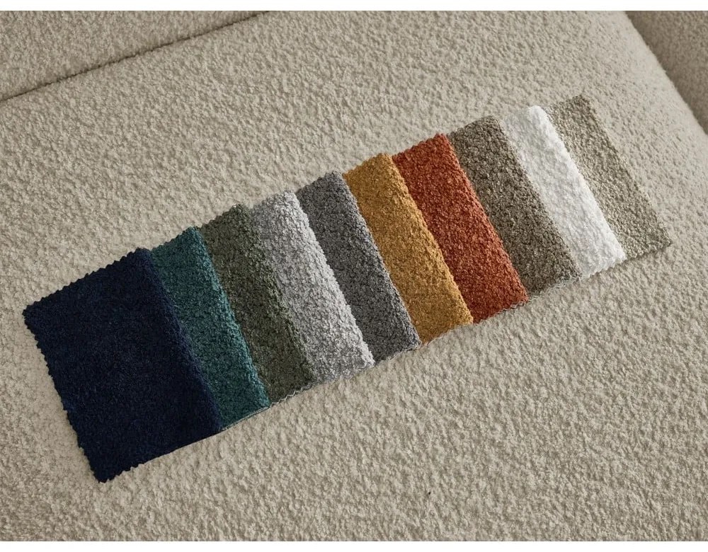 Béžová pohovka z textílie bouclé 230 cm Tina – Bobochic Paris