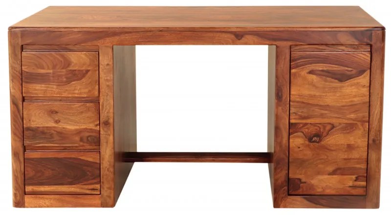 Písací stôl Tina 160x76x80 indický masív palisander Only stain
