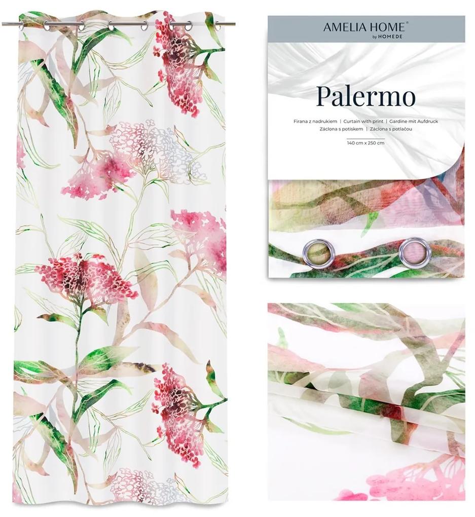 Záves AmeliaHome Palermo svelo ružový