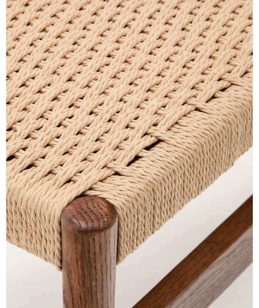 Lavica v hnedo-prírodnej farbe Zaide – Kave Home