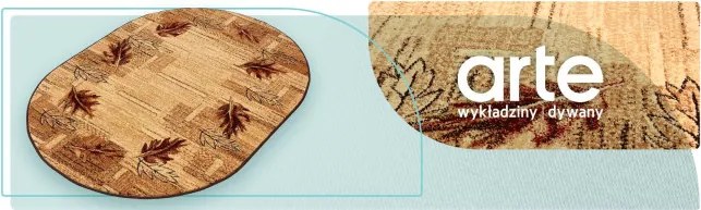 Koberec Agnella Standard Olsza béžový ovál