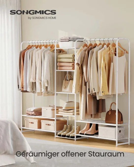 Otvorená šatníková skriňa LGR463W01