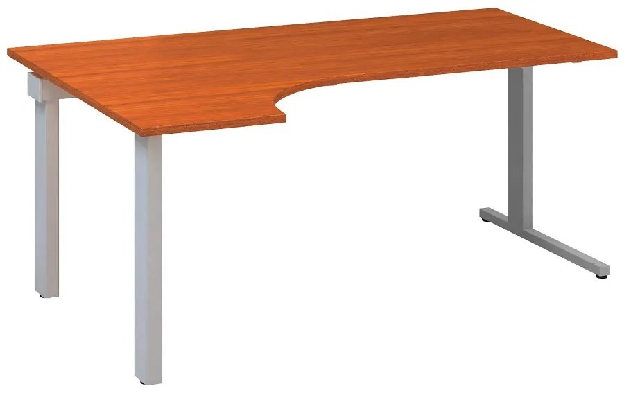 Ergonomický stôl ProOffice C 180 x 120/80 cm, ľavý, čerešňa
