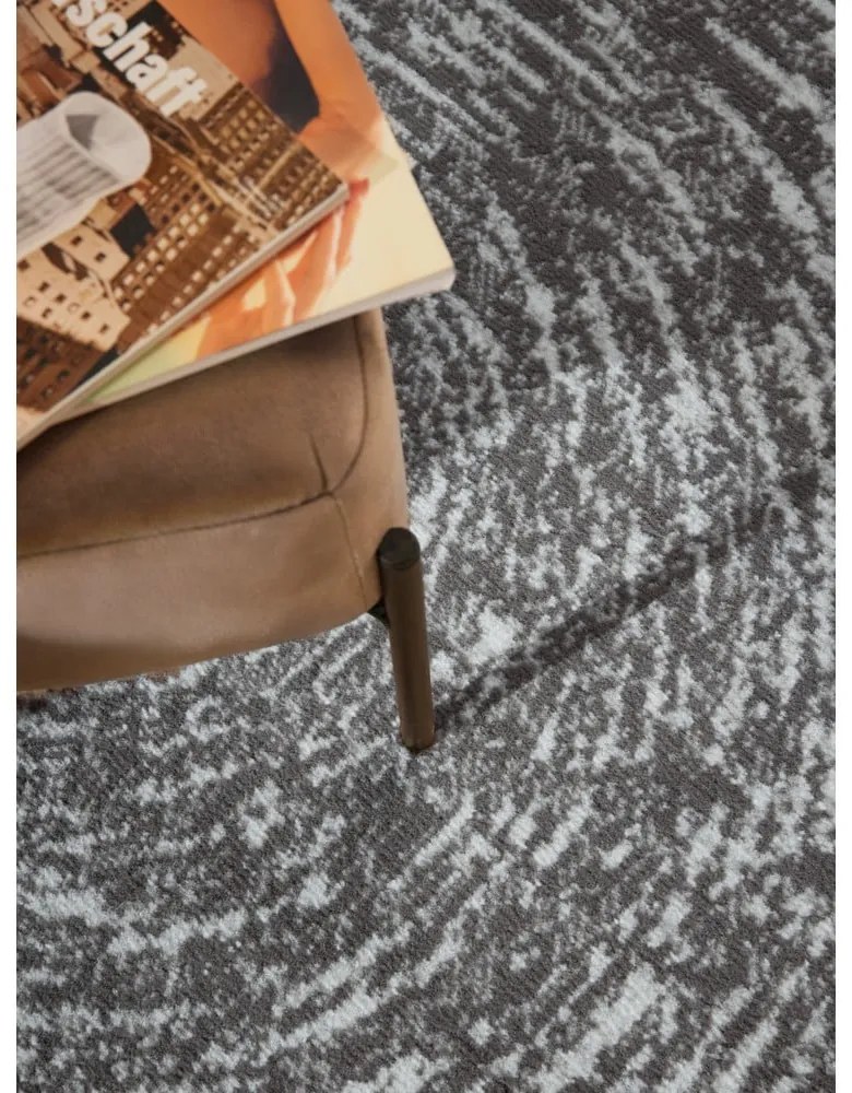 Sivo-krémový okrúhly koberec ø 160 cm Gloria Cavallo – Hanse Home