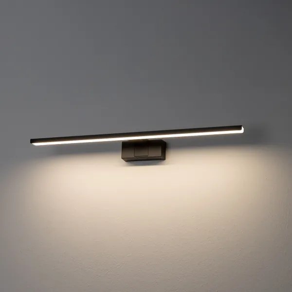 Aigostar - LED zrkadlové osvetlenie do kúpeľne LED/12W/230V 4000K 60 cm IP44 čierne