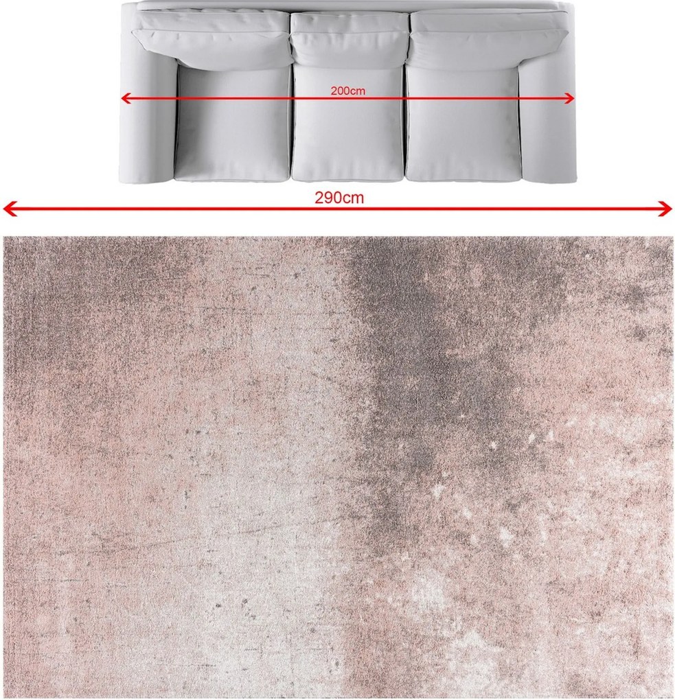 Koberec Softness nude cream rose 200x290cm