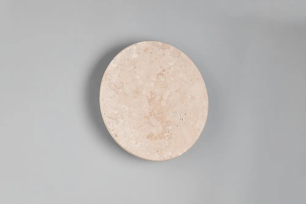 Matne biele kamenné LED nástenné svietidlo so stmievačom Bobbin – Trio Select