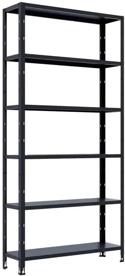 Regál, 209 × 100 × 30 cm, nosnosť police: 60 kg