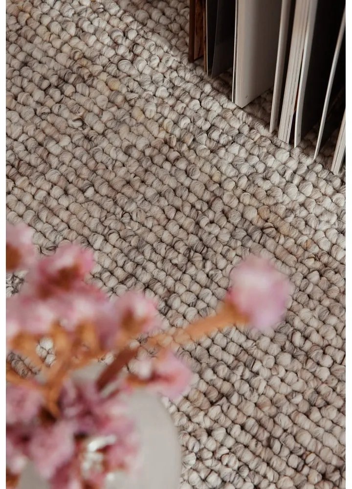 Sivokrémový prateľný koberec 120x170 cm Rocco Dark Cream – Elle Decoration