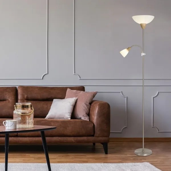 Rabalux 5739 - Stojacia lampa DIANA 1xE27/40W/230V + 1xE14/40W/230V