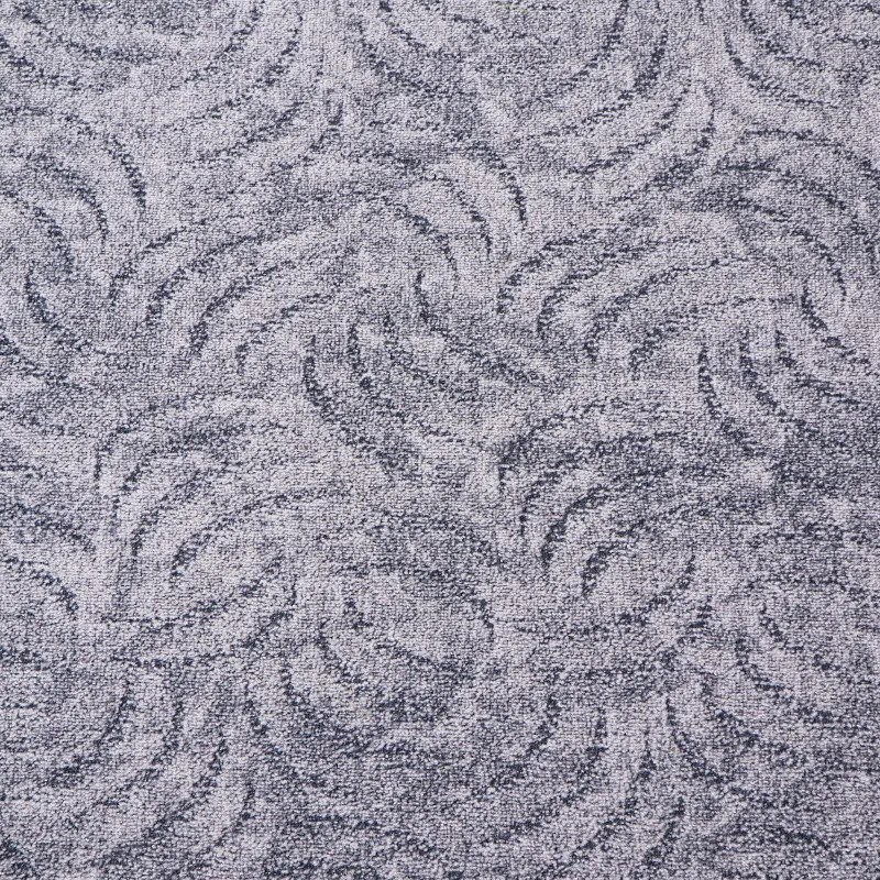 Kusový koberec Scroll šedý kruh, 200x200 (priemer) kruh, šedá, obývacia izba, AladinWorld Expres