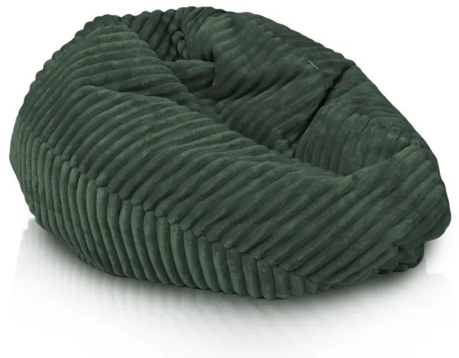 Sedací vak SAKO tmavozelený stripe