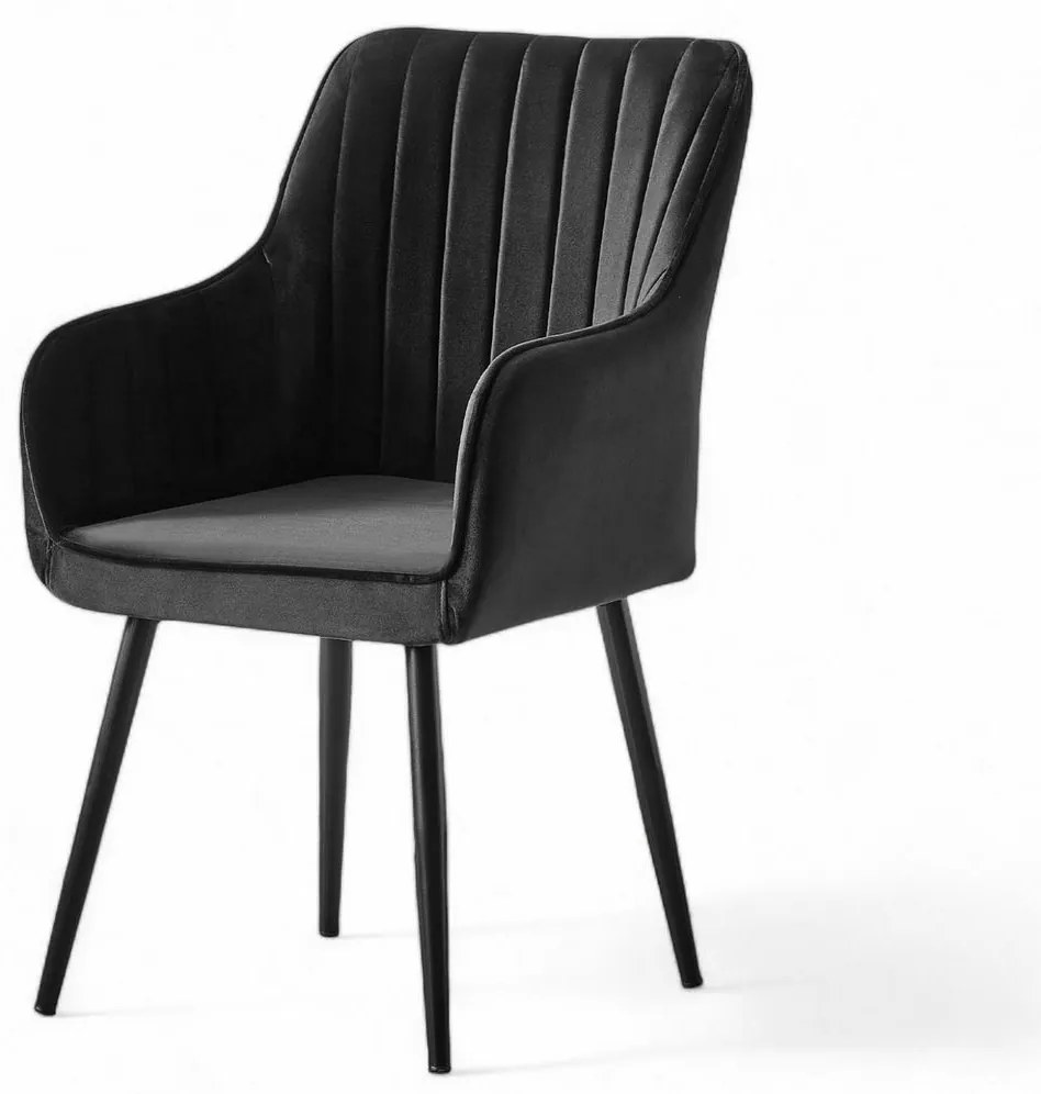 Sada jedálenských stoličiek Nova Black, 2 ks