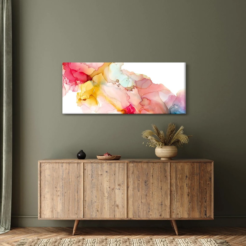 Obraz - Atramentová abstrakcia (120x50 cm)