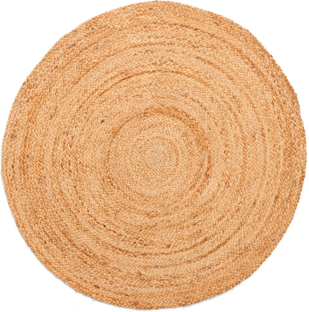 My Flair, AKCIA: 120x120 (průměr) kruh cm Kusový koberec Lola natur kruh, béžová, chodba / predsieň