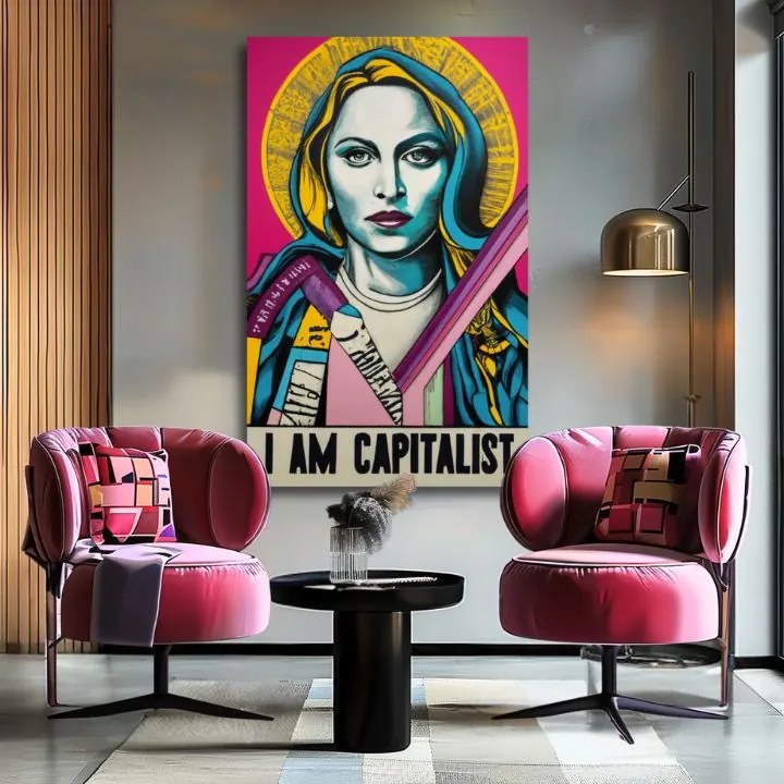 Madonna obraz na plátne - Popová revolúcia
