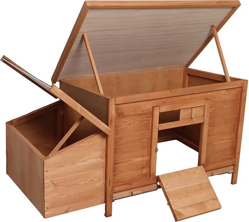 Kurník Avenberg HANK 120 x 60 x 60 cm (hnedý)