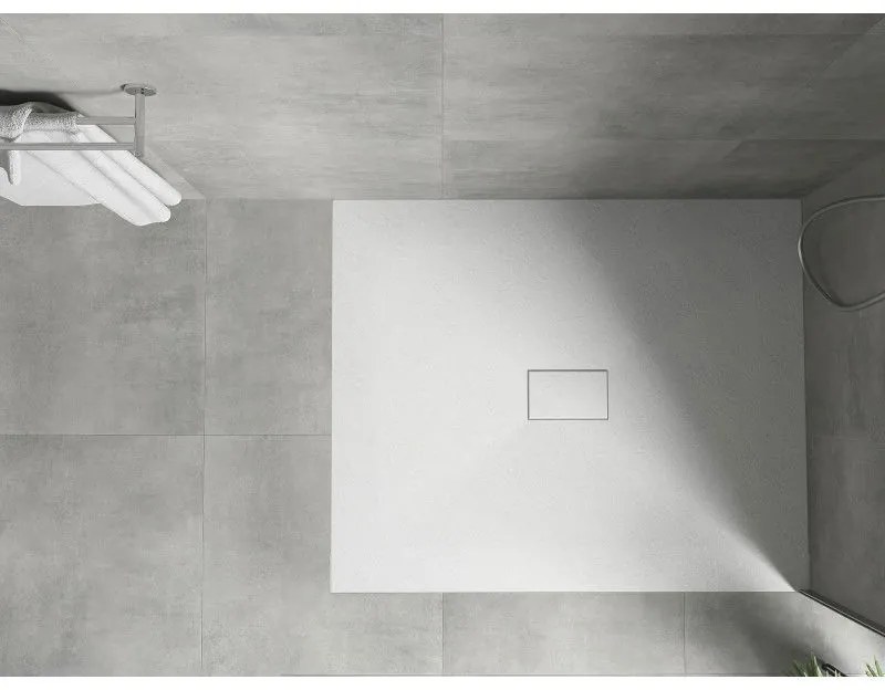 Mexen Hugo, SMC obdĺžniková sprchová vanička 120 x 100 cm, biela, 42101012