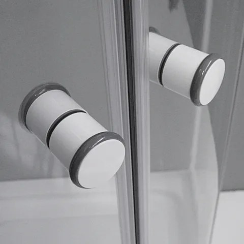 Roltechnik Outlet Štvrťkruhový sprchový kút AVILES + vanička ROTH-Variant: rozmery: 80x80 cm - (AVILES/80x80 - 4000660), ROTH-Profily: profily: biela…