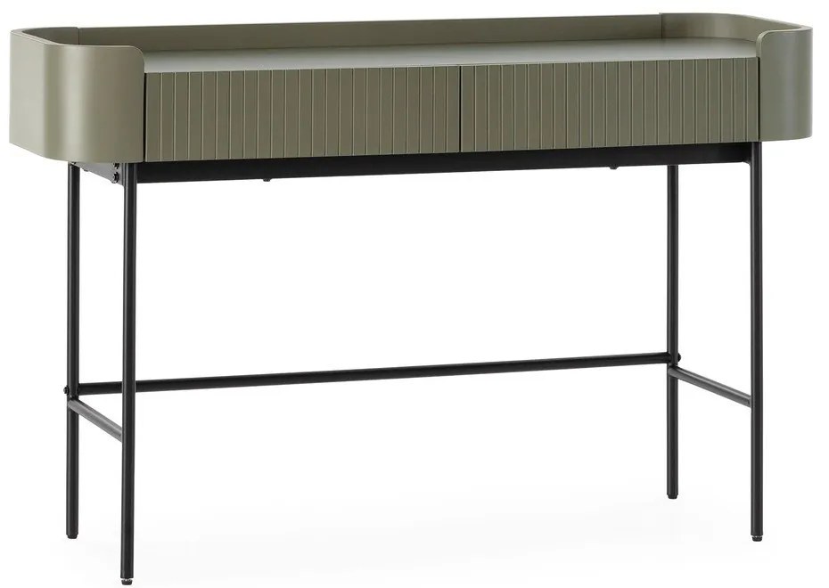 Khaki konzolový stolík 40x120 cm Willa – MOME